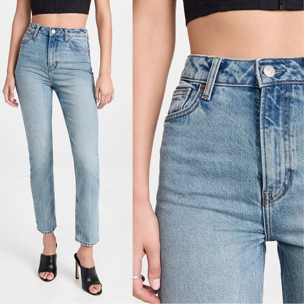 Reformation Liza Ultra High Rise Straight Jeans